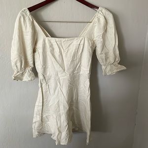 Whimsy + Row Cream Autumn Dress